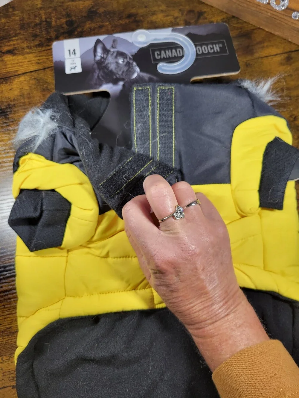 Canada Pooch size 14 True North Parka with Faux Fur Trim hood